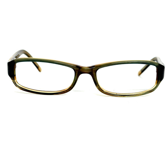 DKNY Eyeglasses DY4549 3015 Green Olive Crystal Rectangle Frame 51-16 135 H19723 - Picture 1 of 7